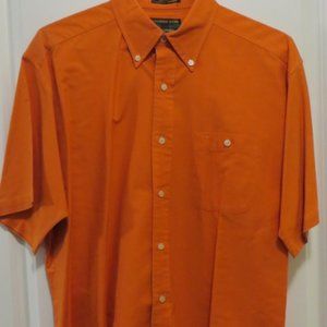 Alexander Julian Colours - Bright Orange Button Down Casual - Vintage 90's Large